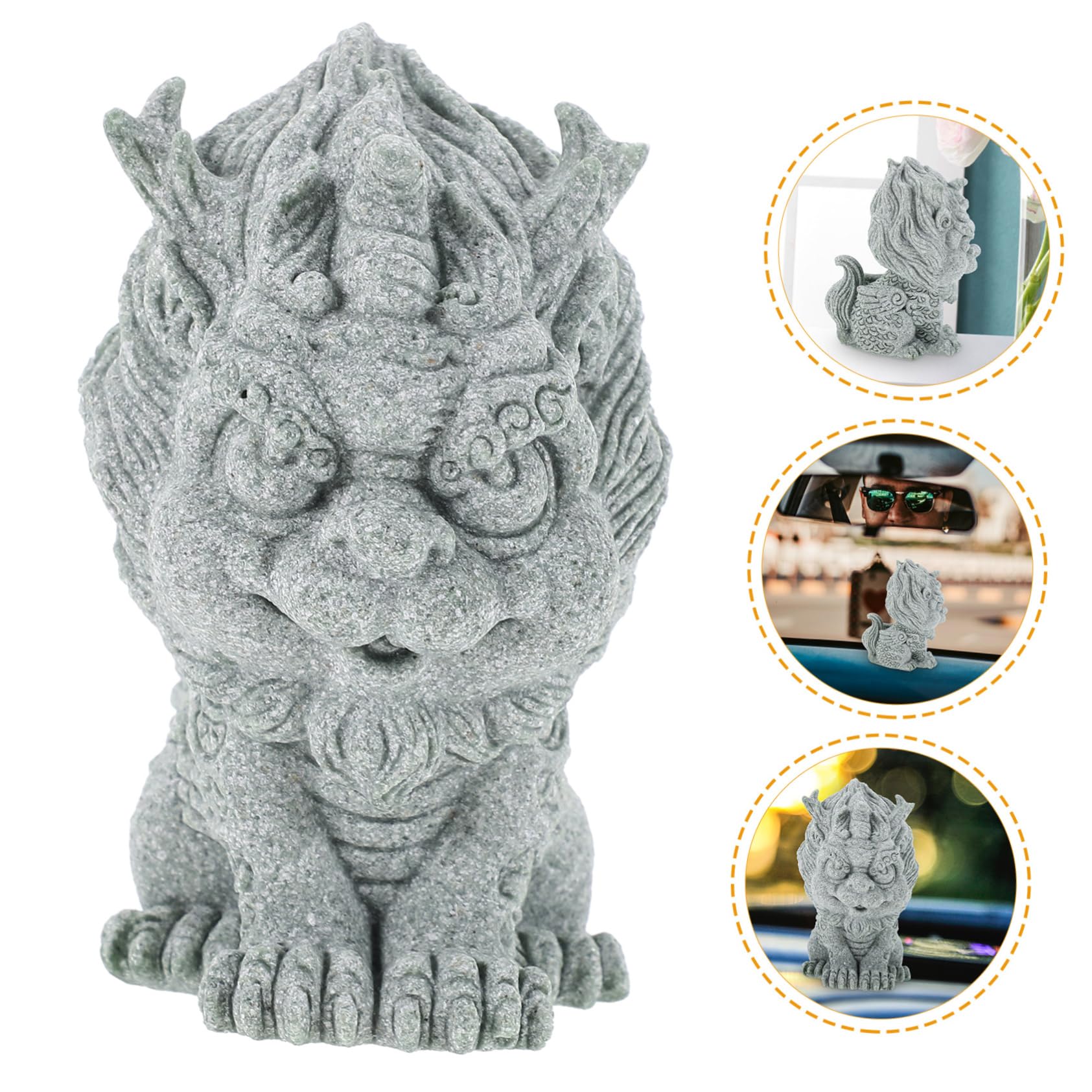 Amazon | Outanaya 貔貅装飾石像 小型フィッシュクデコレーション 家用